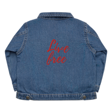 Load image into Gallery viewer, Live Free Jean Jacket (Baby - Toddler)