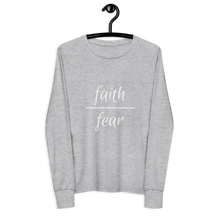 Load image into Gallery viewer, Faith Over Fear Long-sleeve (Youth)