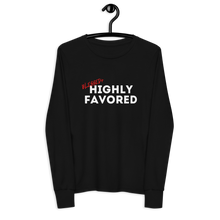 Load image into Gallery viewer, Blessed + Highly Favored Long-sleeve (Youth)