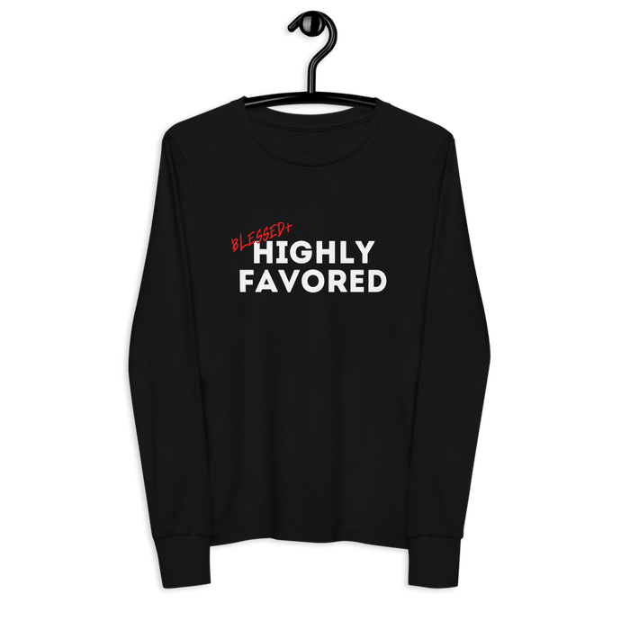 Blessed + Highly Favored Long-sleeve (Youth)