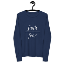 Load image into Gallery viewer, Faith Over Fear Long-sleeve (Youth)