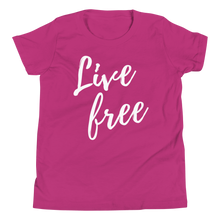 Load image into Gallery viewer, Live Free T-Shirt (Youth)