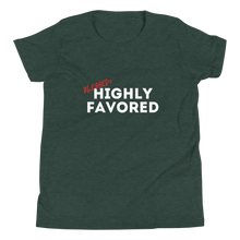 Load image into Gallery viewer, Blessed + Highly Favored T-Shirt (Youth)