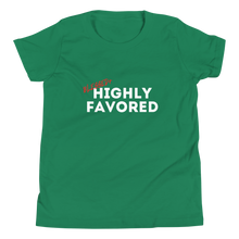 Load image into Gallery viewer, Blessed + Highly Favored T-Shirt (Youth)